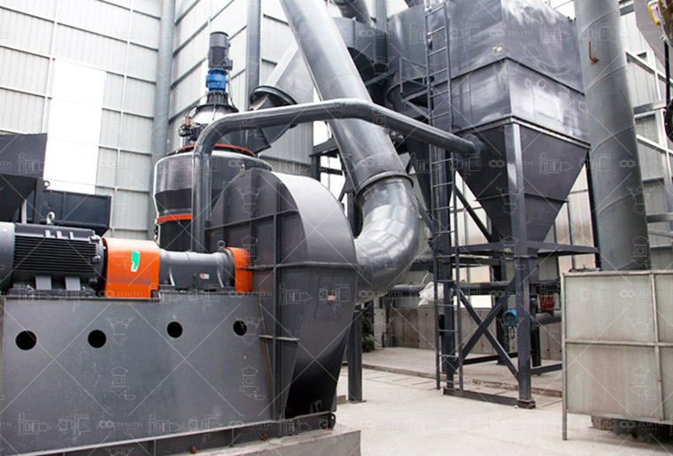 MTW European Trapezium Mill installed in a modern mineral processing plant